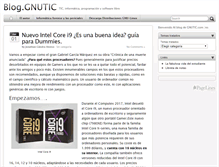 Tablet Screenshot of blog.gnutic.com